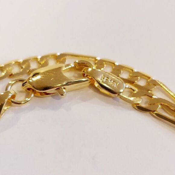 Men's 18kt Gold Plated chain - Picture 3 of 4